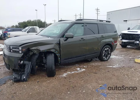 2025 Hyundai Santa Fe Sel из США, поврежденный, VIN 5NMP24GL5SH123201